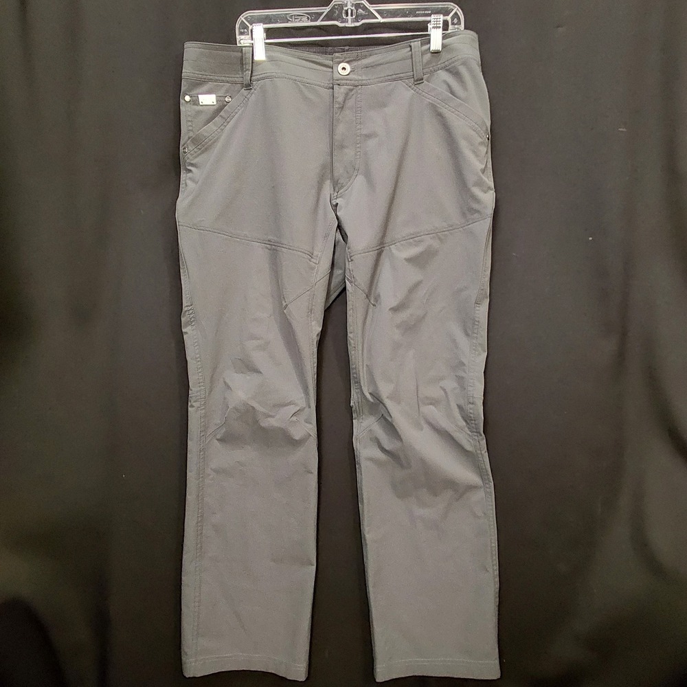 Kuhl Silencr Ripstop Pants Mens 38x30 Grey Articulated Stretch Hiking Outdoor